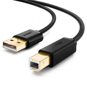 Cable UGREEN USB2.0 AM to BM Print Cable 5m Black (10352)