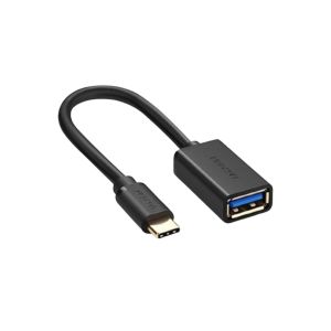 Cable with connectors UGREEN USB-C Male to USB 3.0 A Female Cable Black (30701)