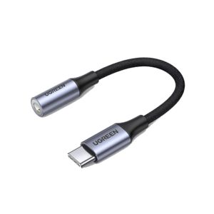 Cable UGREEN USB-C to 3.5mm 10cm Space Gray (80154)