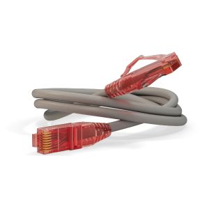 Patch cord Hyperline PC-LPM-UTP-RJ45- RJ45-C5e-2M-LSZH-GY