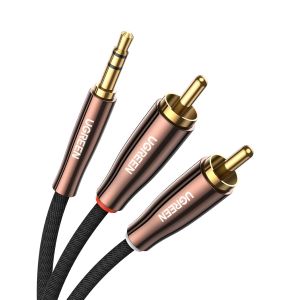 Aux cable UGREEN 3.5mm Male to 2*RCA 3m (80848)